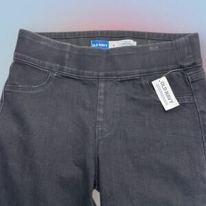 OLD NAVY Women’s 6 Black Pull On MID RISE JEGGINGS